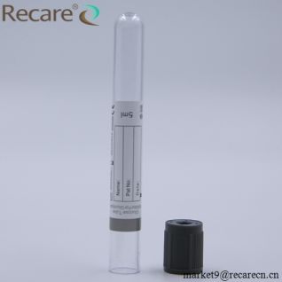 fluoride tube blood tube Polyethylene terephthalate glass