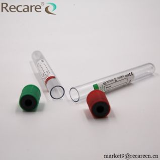 sodium heparin tube Polyethylene terephthalate glass on sale