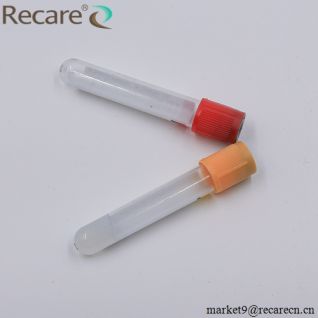 red top serum tube PET Clot Activator blood Collection Tube