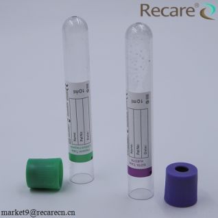 blood collection vials CE ISO Approval Disposable safe cap