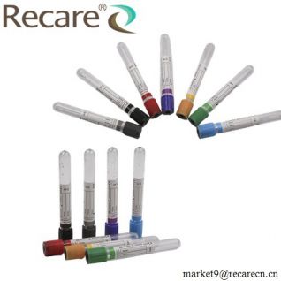blood tubes CE ISO Approval PET glass Disposable low price