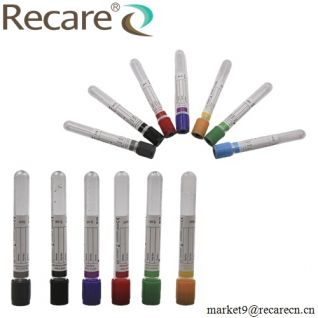 collection tube CE ISO Approval PET glass Disposable sale